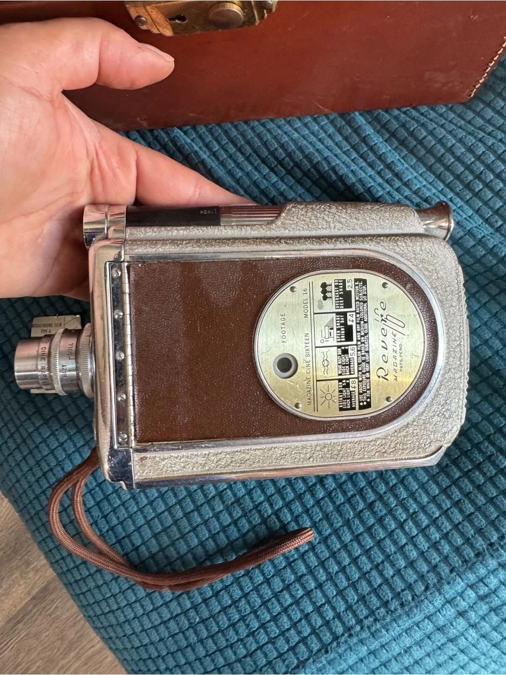 Vintage Revere 16 Magazine Camera With Case Untested